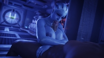 3D Asari Blender Chumb3D Liara_T'Soni Mass_Effect // 3840x2160 // 1.6MB // jpg