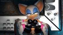 3D Adventures_of_Sonic_the_Hedgehog Animated Blender JojoMingles Rouge_The_Bat Sound // 1280x720, 77s // 10.2MB // mp4
