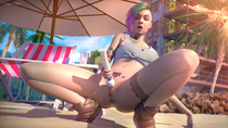 3D Blender Cyberpunk_2077 Judy_Alvarez Rubixx_nsfw // 2048x1152 // 2.4MB // png