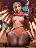 3D Blender Maskey Mercy Overwatch // 1080x1440 // 188.3KB // jpg