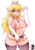 Maishidasama Princess_Peach Super_Mario_Bros // 894x1280 // 613.1KB // png