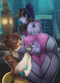 Overwatch Tracer Widowmaker donaught // 1000x1375 // 555.7KB // jpg