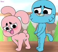 Anais_Watterson Gumball_Watterson The_Amazing_World_of_Gumball Unistar // 2100x1900 // 1.4MB // jpg