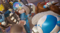 3D Juno_(Overwatch) Mei-Ling_Zhou Roadhog Trisbli // 3840x2160 // 9.7MB // jpg