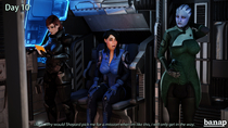 3D Asari Ashley_Williams Banap Blender Femshep Liara_T'Soni Mass_Effect // 3840x2160 // 2.6MB // jpg