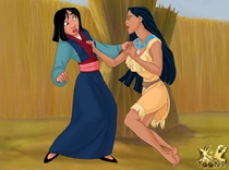 Crossover Disney_(series) Fa_Mulan Mulan_(film) Pocahontas Pocahontas_(Series) XL-TOONS.COM // 1100x817 // 63.9KB // jpg