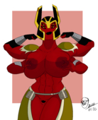 Ben_10 Ben_10:_Omniverse BunBunMuffinArt Looma_Red_Wind // 3403x4191 // 2.1MB // png