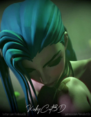 3D Animated Jinx League_of_Legends Sound kinkykatt3d // 1500x1920, 75.3s // 47.3MB // webm