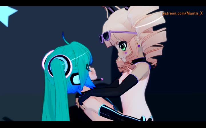 3D Animated Miku_Hatsune Vocaloid gs-mantis // 720x450 // 1.1MB // webm