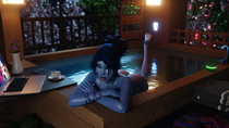 3D Blender Overwatch Qtria Widowmaker // 3840x2160 // 2.3MB // jpg