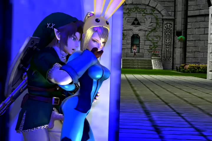 3D Animated Metroid Princess_Zelda Samus_Aran Sound Source_Filmmaker The_Legend_of_Zelda // 720x480 // 2.8MB // webm