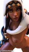 3D Blender Overwatch Pharah Wunder // 2160x3840 // 2.0MB // jpg