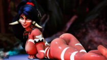 3D League_of_Legends Nidalee Source_Filmmaker UbermachineWorks // 3840x2160 // 5.7MB // png