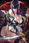 Highschool_of_The_Dead Saeko_Busujima Sakimichan // 1156x1700 // 489.2KB // jpg