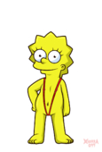 Lisa_Simpson The_Simpsons xierra099 // 821x1217 // 149.2KB // png