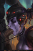 Animated Overwatch Widowmaker sabudenego // 397x616 // 1.5MB // gif