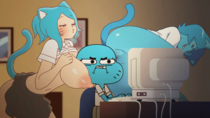 Animated Manyakis Nicole_Watterson The_Amazing_World_of_Gumball // 640x360 // 601.2KB // gif