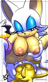 Adventures_of_Sonic_the_Hedgehog Miles_Prower_(Tails) Rouge_The_Bat isadultart_(Artist) // 522x900 // 263.4KB // jpg