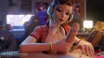 3D Animated Blender D.Va GrandCupido Overwatch Sound // 1280x720 // 10.9MB // webm