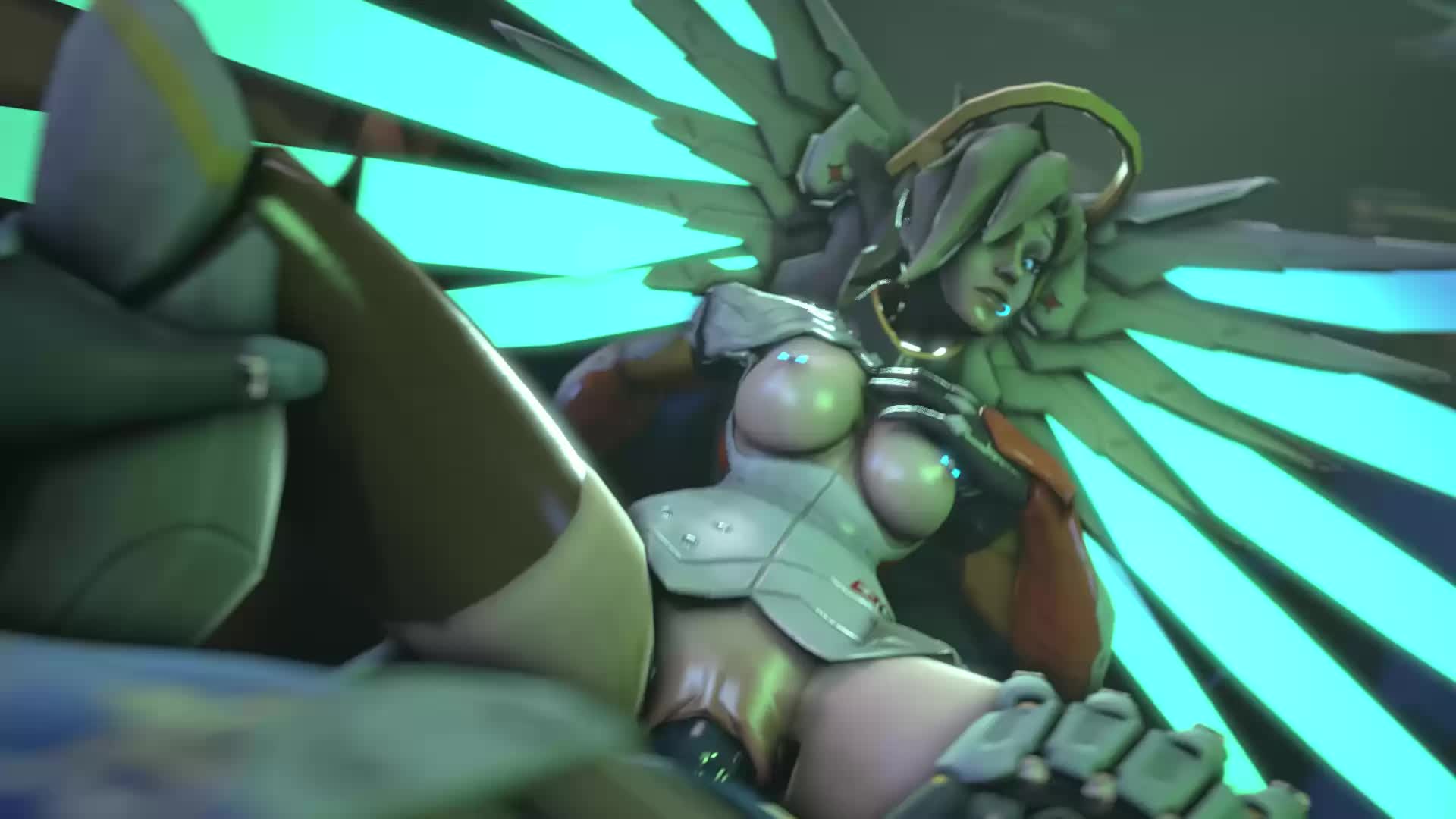 3D Animated Mercy Overwatch Source_Filmmaker white-crow // 1920x1080 // 2.9MB // webm