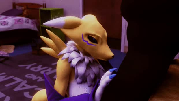 3D Animated Blender Digimon Renamon // 620x349 // 590.6KB // webm