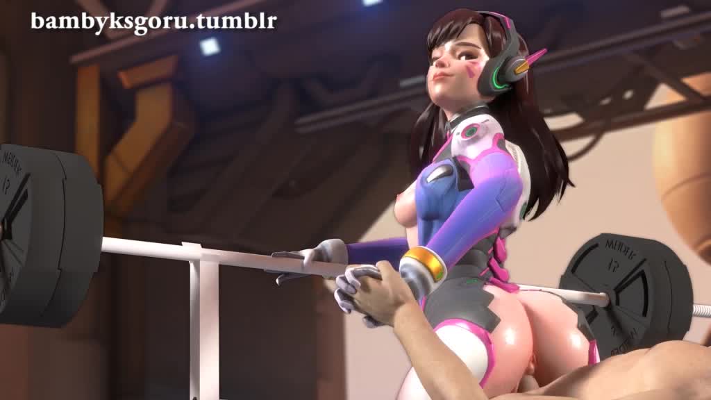 3D Animated Blender D.Va Overwatch bambyksgoru webm // 1024x576 // 1.6MB // mp4