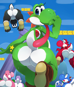 Super_Mario_Bros Yoshi sssonic2 // 1280x1498 // 1.1MB // png