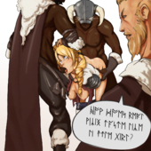 Astrid_Hofferson Crossover Dragonborn How_to_Train_Your_Dragon John_Doe_(artist) Ragnar_lothbrok Skyrim The_Elder_Scrolls Vikings edit // 1280x1280 // 1.7MB // png