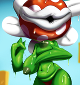 Piranha_Plant Super_Mario_Bros thehumancopier // 1280x1352 // 1.1MB // png