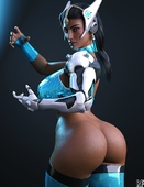 3D Overwatch Rude_Frog Symmetra // 1855x2400 // 397.1KB // jpg