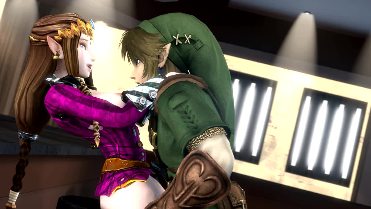 3D Animated Link Princess_Zelda Source_Filmmaker The_Legend_of_Zelda // 1280x720 // 3.4MB // webm