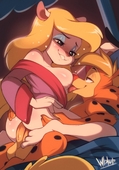 Animaniacs Bonkers_(series) Bonkers_D._Bobcat Crossover Minerva_Mink Wildblur // 840x1200 // 126.7KB // jpg