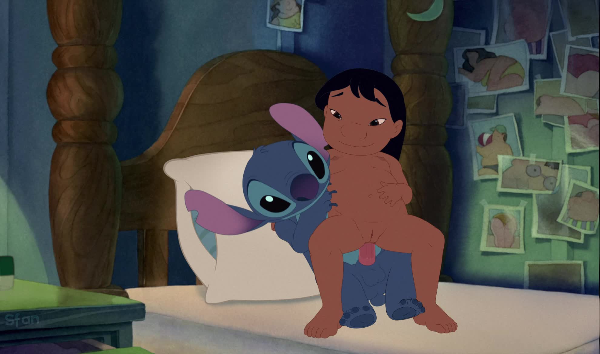 Animated Disney_(series) Lilo_Pelekai Lilo_and_Stitch Sfan Stitch // 1980x1168 // 6.7MB // webm
