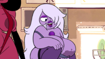 Amethyst Garnet Steven_Universe edit kabrro // 1000x563 // 387.2KB // png