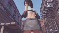 3D Animated Blender Cloud_Strife Final_Fantasy_(series) Final_Fantasy_VII_Remake Lvl_3_Toaster Sound Tifa_Lockhart // 1280x720 // 24.4MB // webm