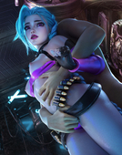 3D Jinx League_of_Legends sevenbees // 2200x2800 // 846.1KB // jpg