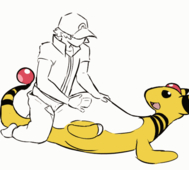 Ampharos_(Pokémon) Animated Pokemon Scoua // 540x486 // 155.7KB // gif