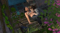 3D Dina_(The_Last_of_Us) Ellie The_Last_of_Us_Part_II Violetta // 3840x2160 // 8.0MB // png