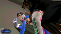 Animated D.Va Overwatch Source_Filmmaker Vicesfm // 400x225 // 1.9MB // gif