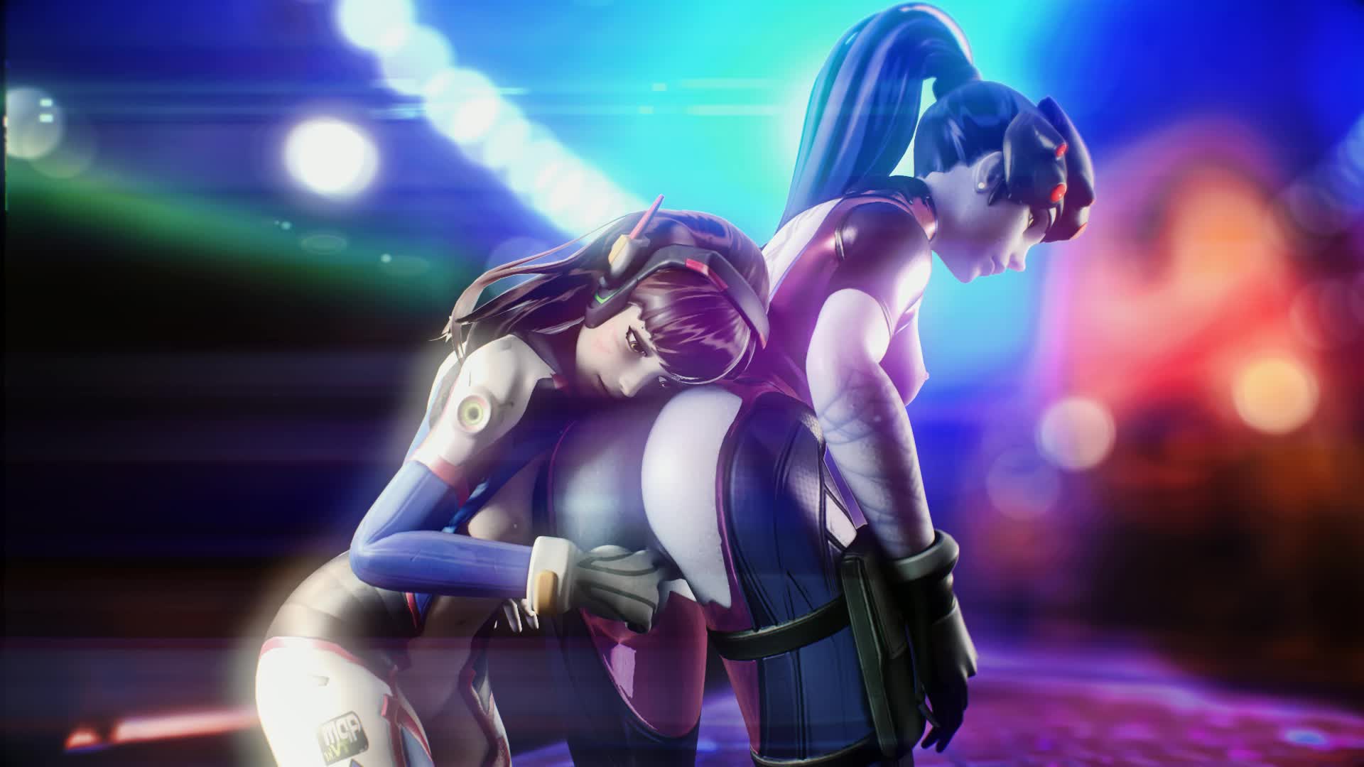 3D Animated D.Va Overwatch Widowmaker fpsblyck // 1920x1080 // 3.7MB // webm