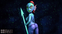 3D KayDeesxxx Source_Filmmaker Undertale Undyne // 1920x1080 // 917.2KB // jpg