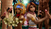 3D Final_Fantasy_X Final_Fantasy_X-2 Rikku XNALara Yuna ratounador // 2600x1490 // 864.0KB // jpg