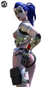 3D Blender Overwatch Widowmaker Wunder // 1080x1920 // 527.0KB // jpg