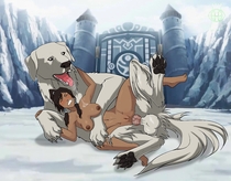 Avatar_The_Last_Airbender Eye_of_the_Beholder Korra Naga Rule_63 The_Legend_of_Korra // 4284x3346 // 848.3KB // jpg