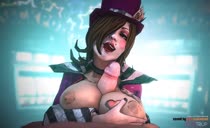 3D Animated Borderlands_(series) Borderlands_2 Fugtrup Mad_Moxxi Sound Source_Filmmaker audiodude // 1180x720 // 3.0MB // webm