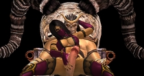 Mileena Mortal_Kombat Shao_Kahn // 3840x2034 // 1.5MB // jpg