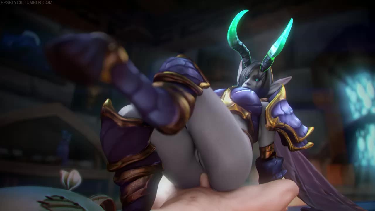 3D Animated Cinema_4D Dreadlord_Jaina Jaina_Proudmoore Sound World_of_Warcraft // 1280x720 // 2.7MB // webm