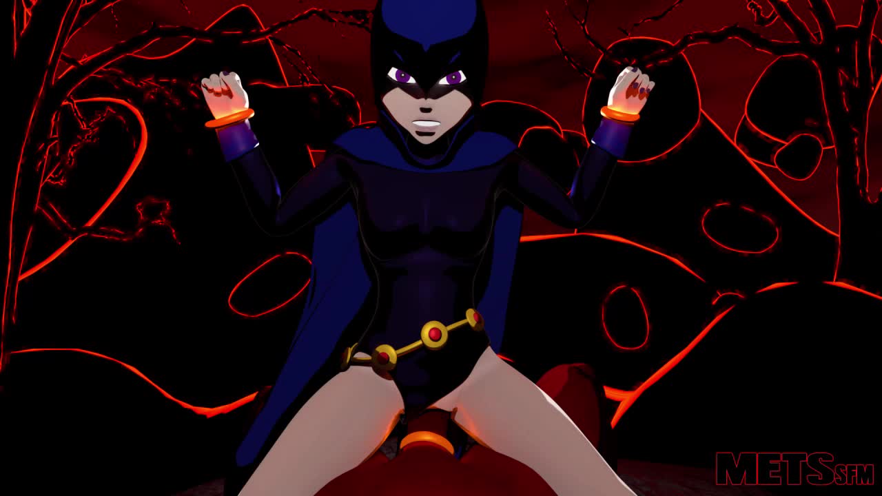 3D Animated Blender Metssfm Raven Teen_Titans // 1x1 // 6.8MB // webm