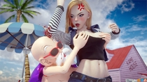 3D Android_18 Blender Dragon_Ball_Z Master_Roshi kinkykatt3d // 1280x720 // 134.9KB // jpg