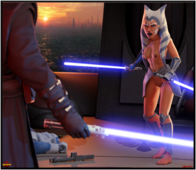 3D Ahsoka_Tano Blender Clone_Wars SnafuSevSix Star_Wars Togruta anakin_skywalker // 2345x2030 // 3.9MB // png